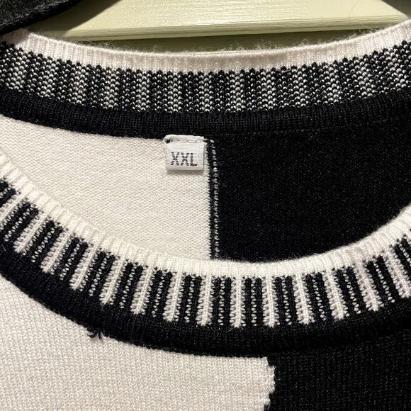 Embroidered Skeleton Sweater XXL Whimsygoth Costume Grunge - Picture 6 of 7